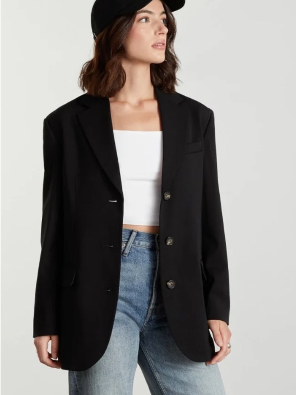 Everlane The 80’s Blazer Black 10